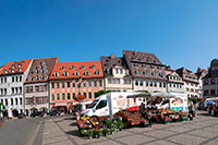 Marktplatz in der Naumburger Altstadt