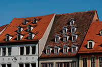 Dachgauben auf dem Marktplatz